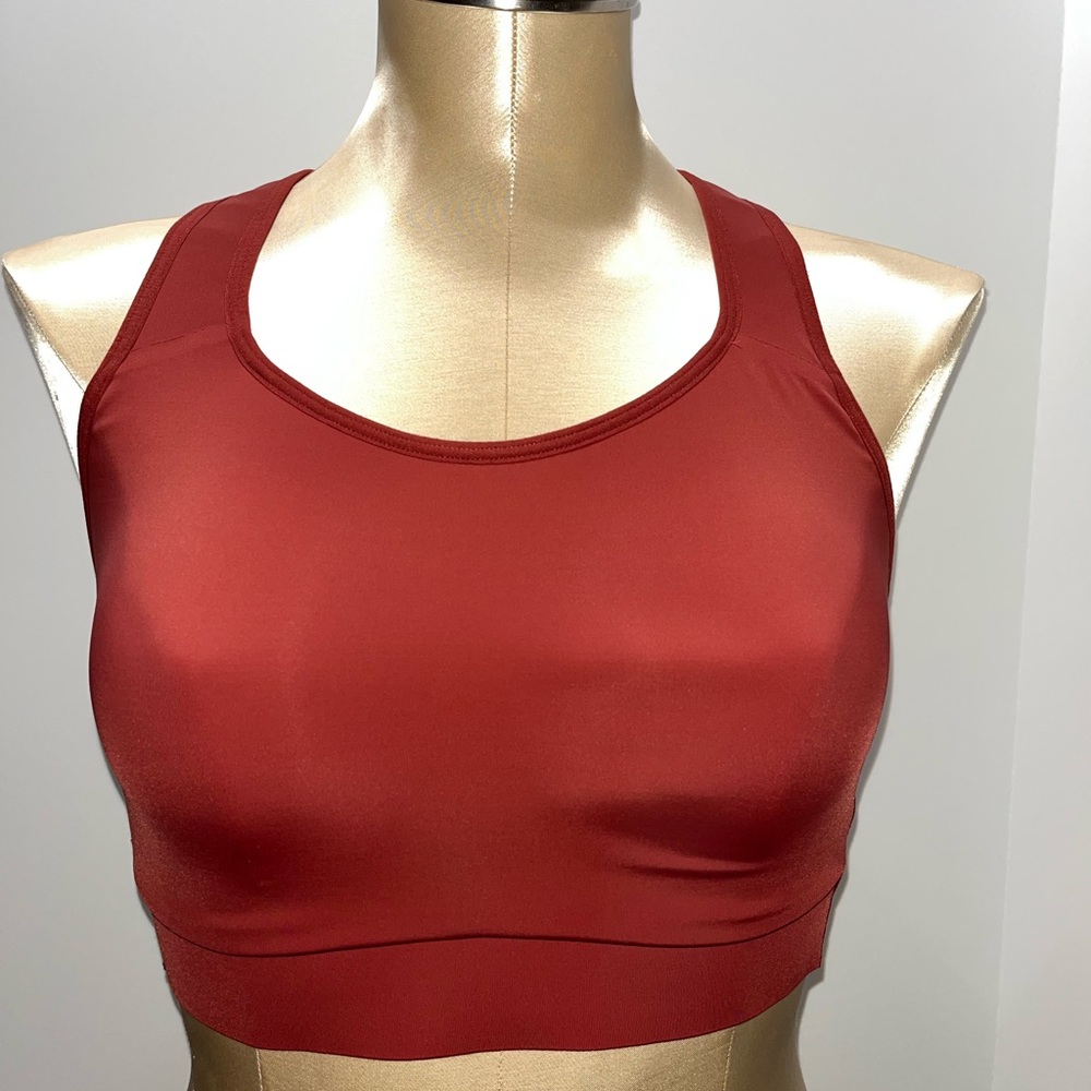 Athleta Sports Bra | Brick Red | size 36 D-DD  | #111